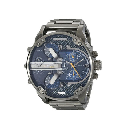 Stainless steel chronograph quartz watch