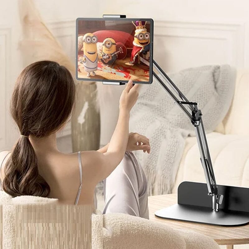 Hidden, extendable table tablet and phone holder | Kalsten