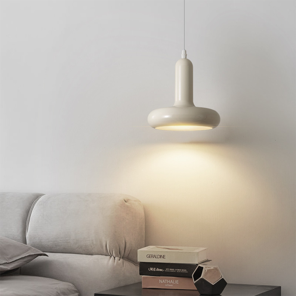 Bauhaus Puck Creamy Pendant Light | Kalsten