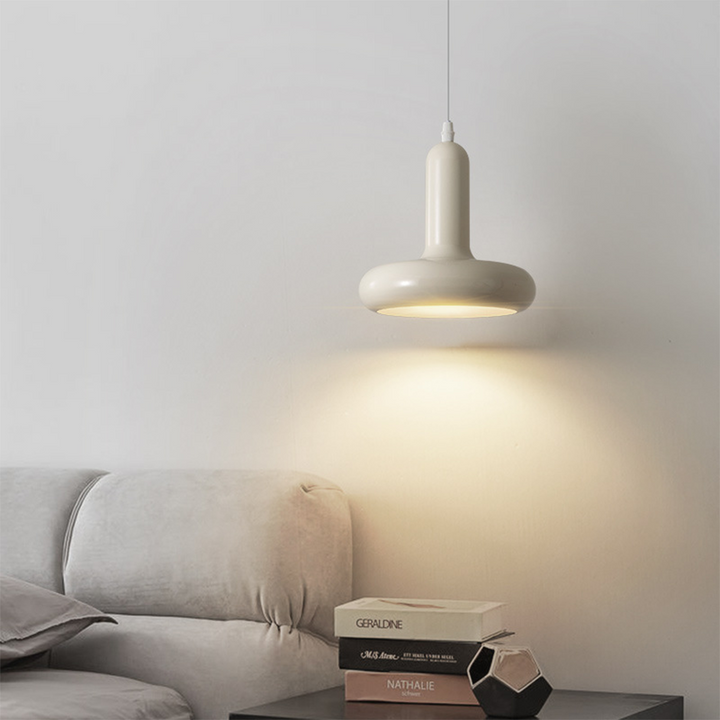 Bauhaus Puck Creamy Pendant Light | Kalsten