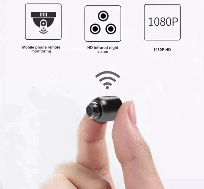 Kalsten | Small WiFi Security Camera Night Vision Security Surveillance Camera