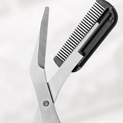 Scissors for trimming eyebrows