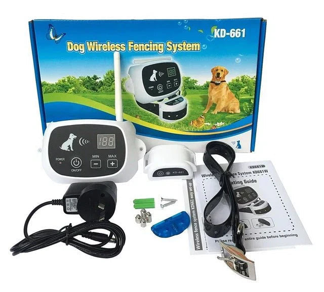 Kalsten | Wireless Dog Containment System with Training Function – Suitable for Small and Large Gardens