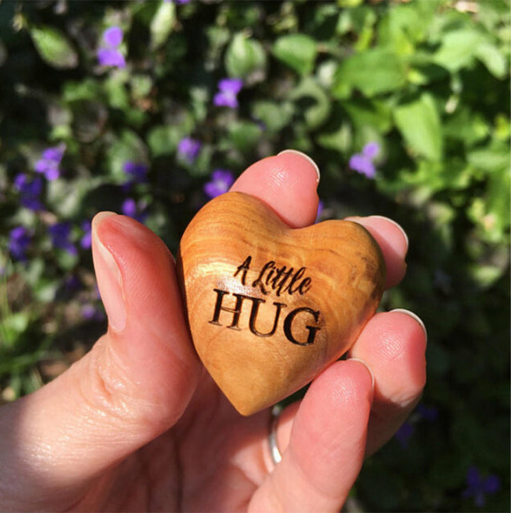 Kalsten | Small Pocket Hug Wooden Heart Token
