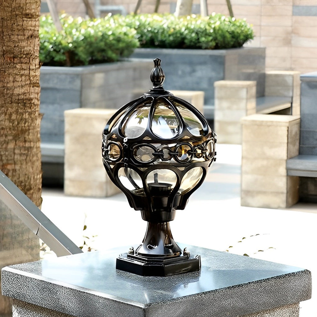 Creative Round Ball Waterproof LED European-style Fence Post Lights | Kalsten
