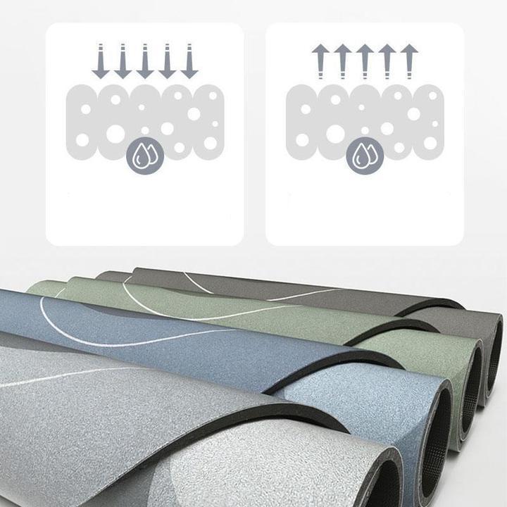 Absorbent Microfiber Bath Mat – Quick Dry