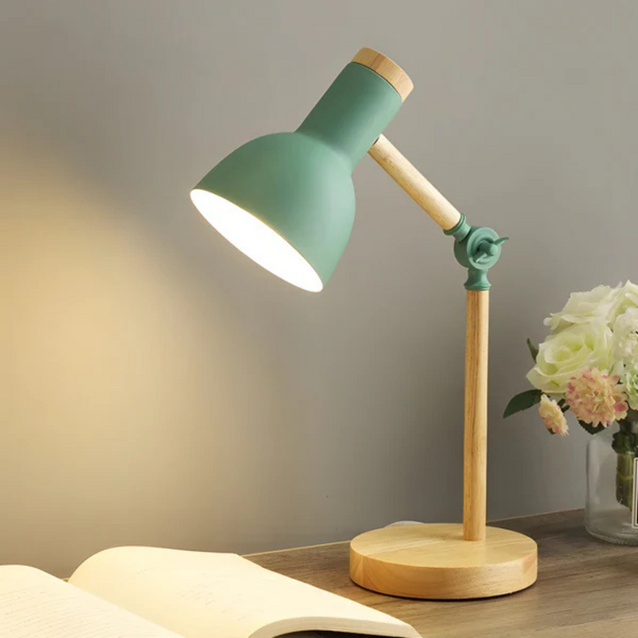 Adjustable Macaron LED Table Lamp Made of Wood | Kalsten