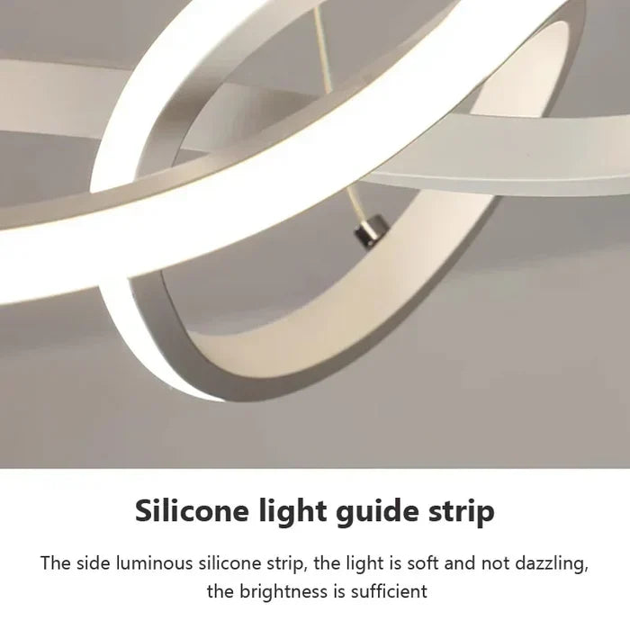 Modern LED Ceiling Lamp - WaveGlow | Kalsten