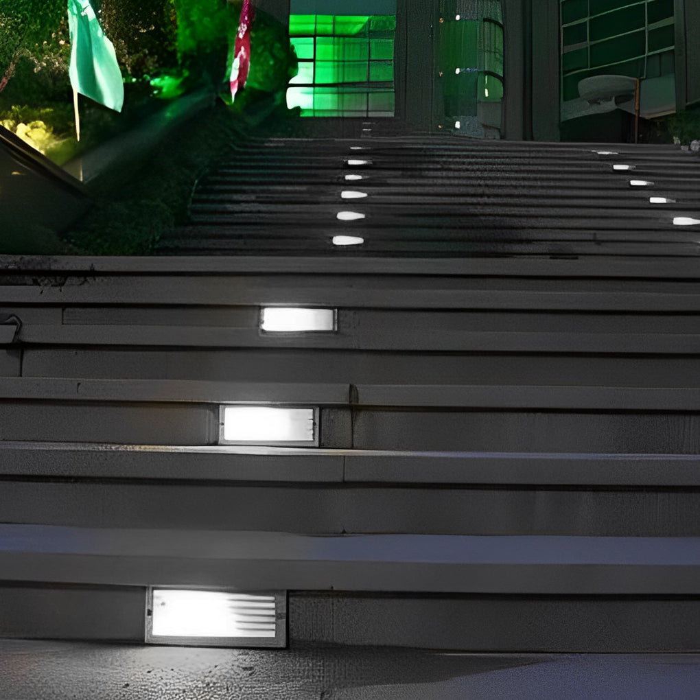 Rectangular & Grilles 3W LED IP65 Stair Wall Reccessed Lights Integrated Step Lighting | Kalsten