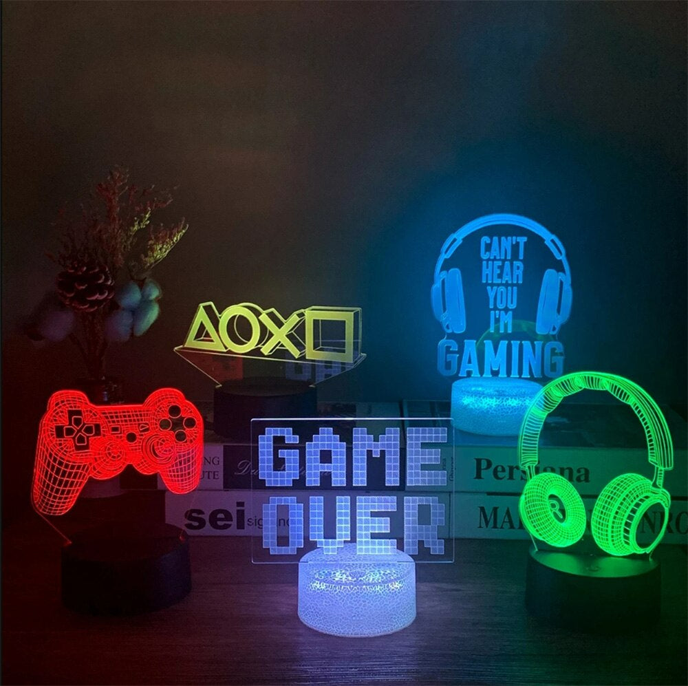 Gamer 3D LED lamps | Kalsten