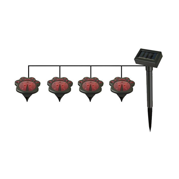 Waterproof 4 Resin Birds Snails Butterflies Ladybugs Solar Garden Lights | Kalsten