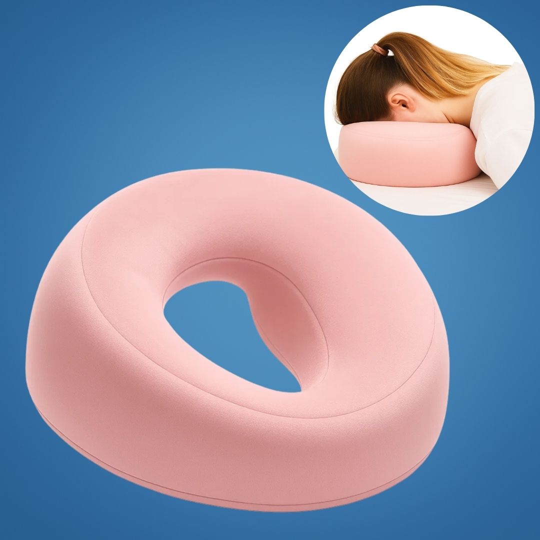 FaceEase | Face‑Down Pillow – Pressure Relief Support – Contoured Memory Foam – Ideal for Massage Beauty & Stomach Sleeping Kalsten