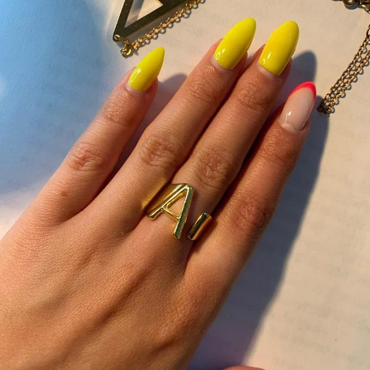 Kalsten | Initial A-Z Letter Ring