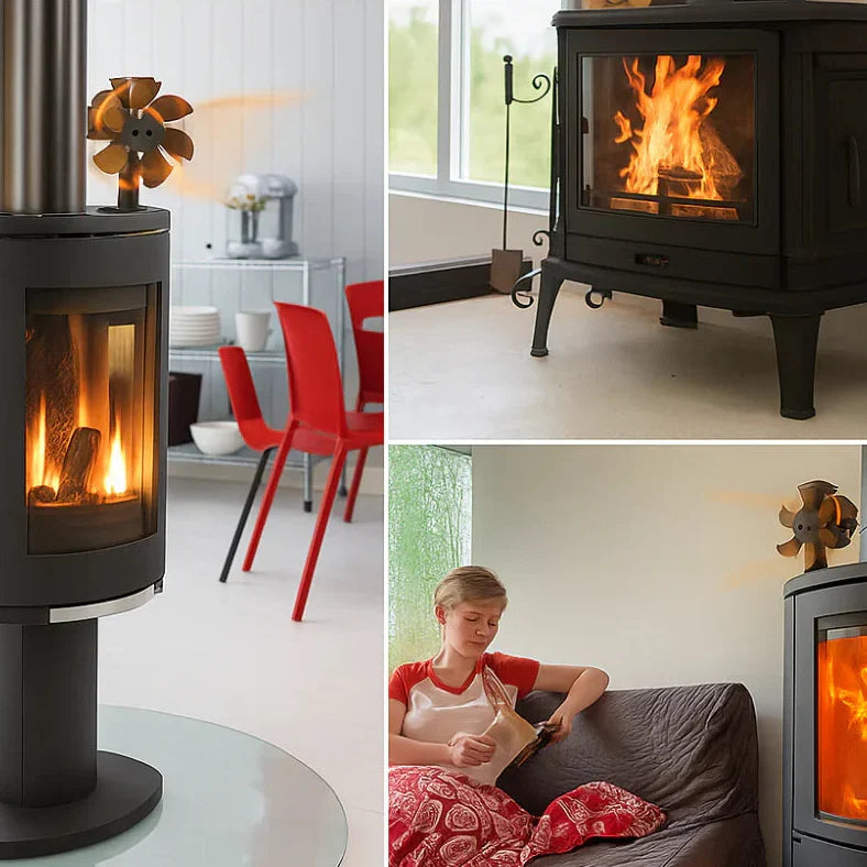 Wood Stove Fan, Silent Heat Diffusion for Efficient Warmth | Kalsten