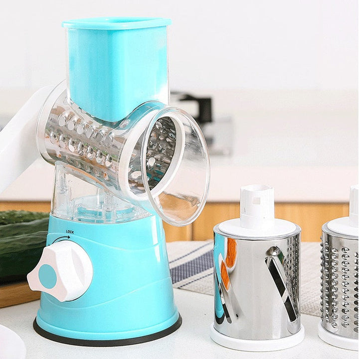 3 in 1 Rotating Cheese Grater Vegetable Cutter | Kalsten