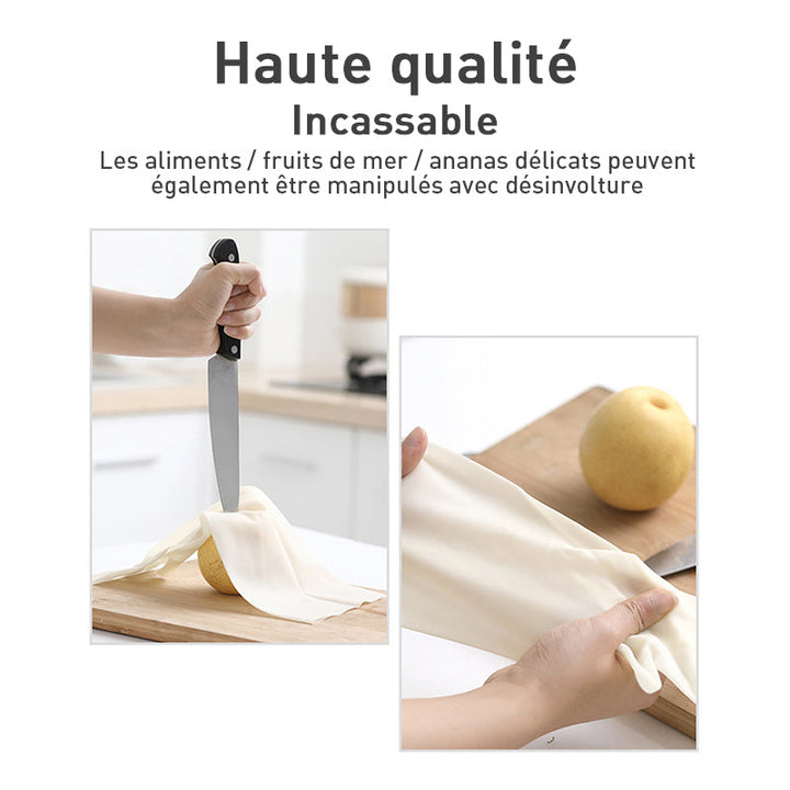 Durable velvet kitchen gloves (4 pairs) | Kalsten