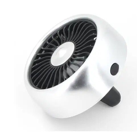 USB Car Vent Fan with 3 Speeds & Colorful LED Light | Kalsten