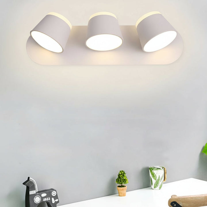 LED Wall Sconce – Adjustable Up Down Light Black Aluminum (13cm / 5in) | Kalsten