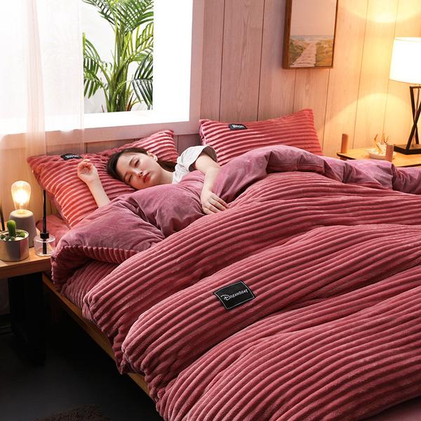 Kalsten | Thickened Corduroy Velvet Bedding Set