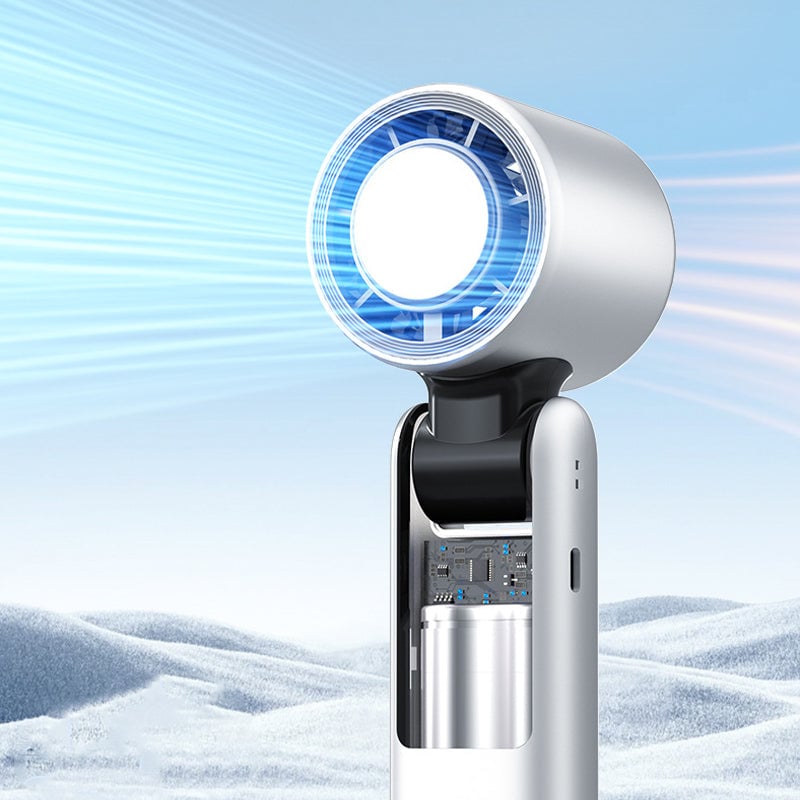 Folding Mini Handheld High-Speed USB Rechargeable Turbo Fan | Kalsten