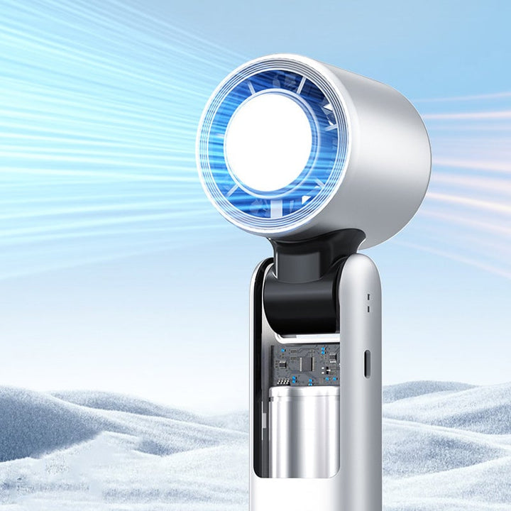Folding Mini Handheld High-Speed USB Rechargeable Turbo Fan | Kalsten