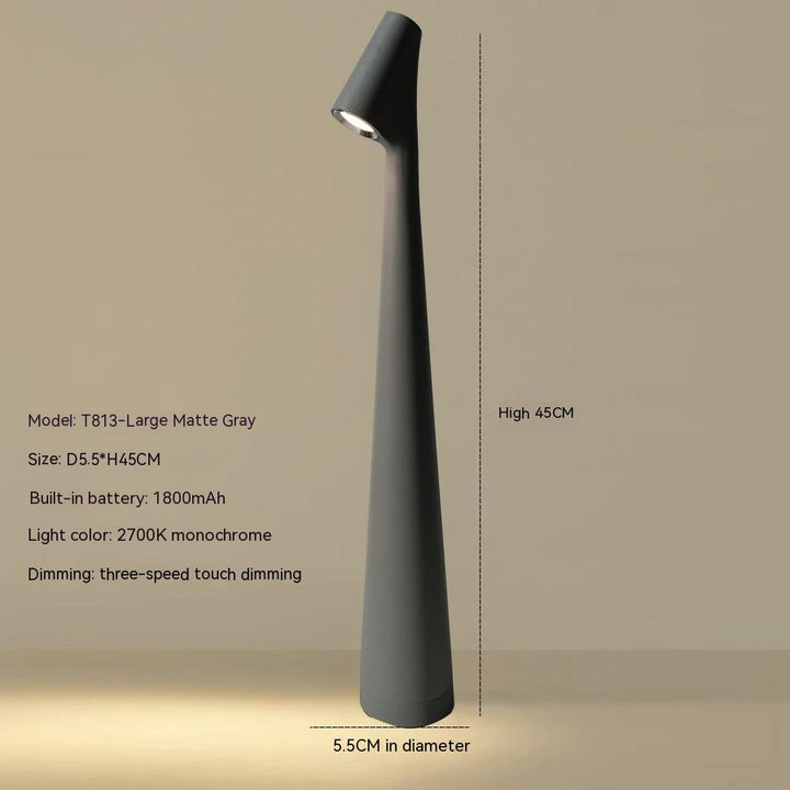 Modern Red Metal LED Table Lamp Kalsten