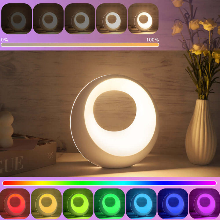 Creative Touch Small Night Lamp RGB Color Changing Remote Control Desk Lamp | Kalsten