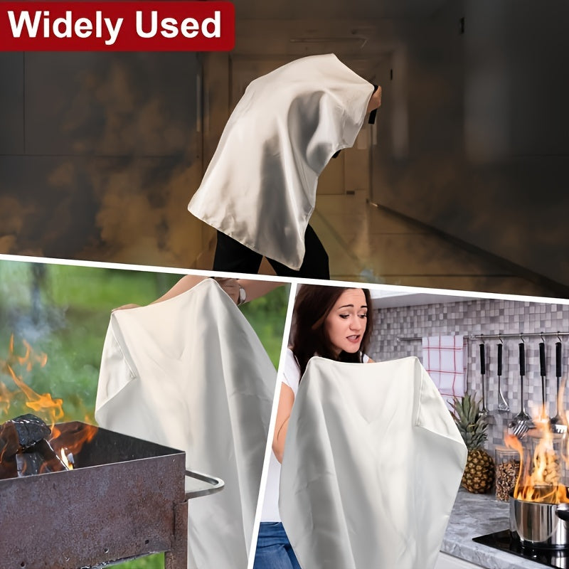 Fireproof Fiberglass Fire Blanket – Compact Safety Blanket for Home, Kitchen and Car | Kalsten