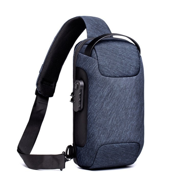 Kalsten | Anti-Theft Crossbody Bag | Landy Carry Without Worry | Waterproof Oxford | USB Charging Port | Unisex Travel Pack