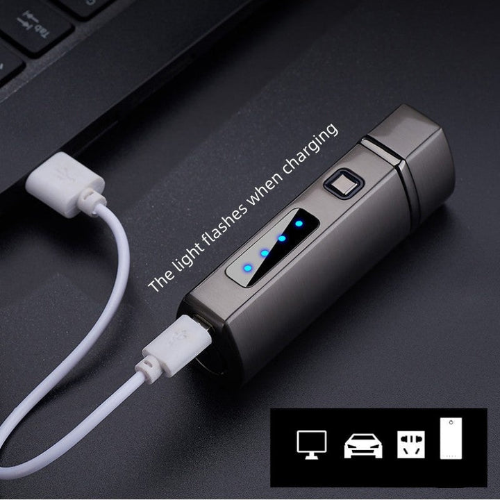 Triple Flame Windproof USB Charging Jet Lighter | Kalsten
