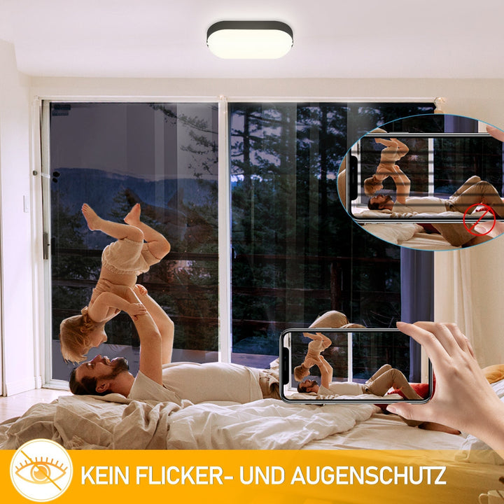 15W LED Moisture-Proof Light IP54 2 Pieces | Kalsten