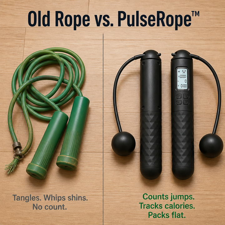 PulseRope Wireless Jump Rope with LCD Display | Kalsten