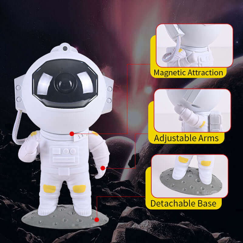 Astronaut Starry Sky Projection Lamp Creative Small Night Lamp | Kalsten