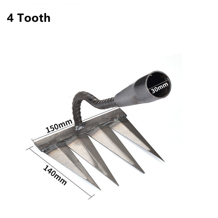 TuinGrijp Carbon Steel Weeding Rake for Garden Maintenance | Kalsten