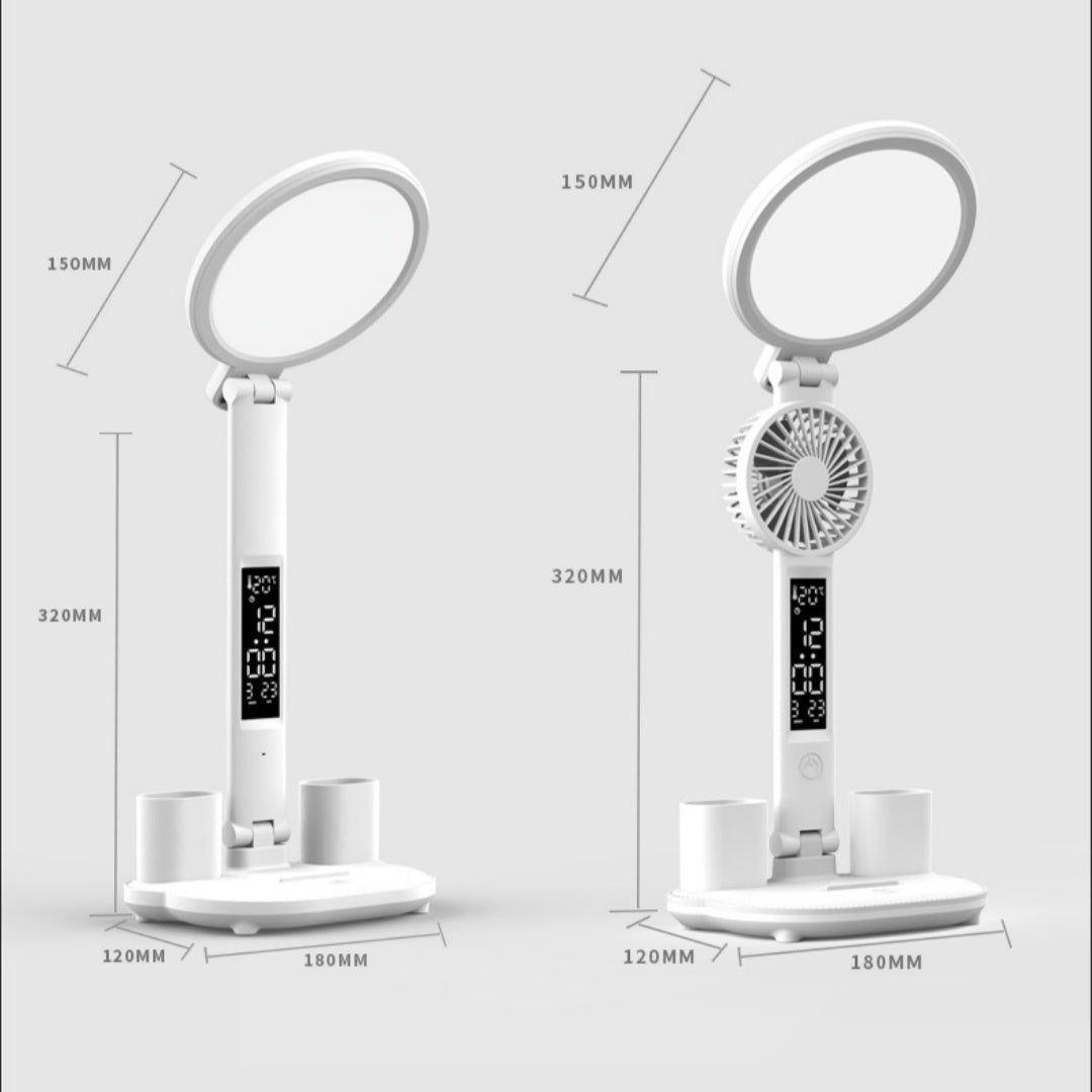 LED clock table lamp with USB. | Kalsten