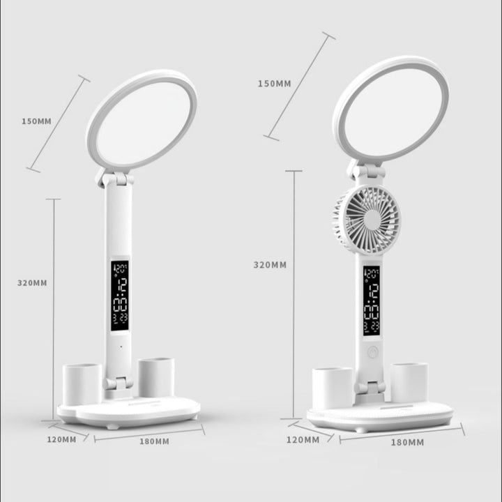 LED clock table lamp with USB. | Kalsten