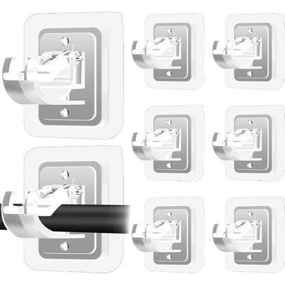 Skanto | Nail-Free Adjustable Curtain Rod Brackets Holder – Drill-Free & Wall-Safe