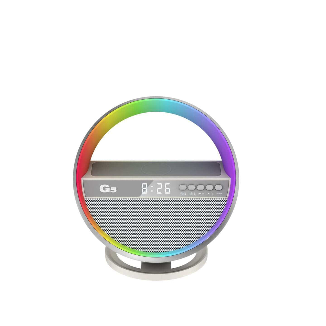 New Multifunction Wireless Charger Bluetooth Speaker Large G Ambience Light | Kalsten