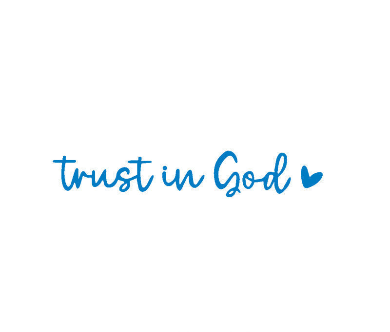 Kalsten | “Trust in God” Rear-View Mirror Decal