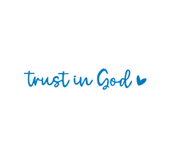 Kalsten | “Trust in God” Rear-View Mirror Decal