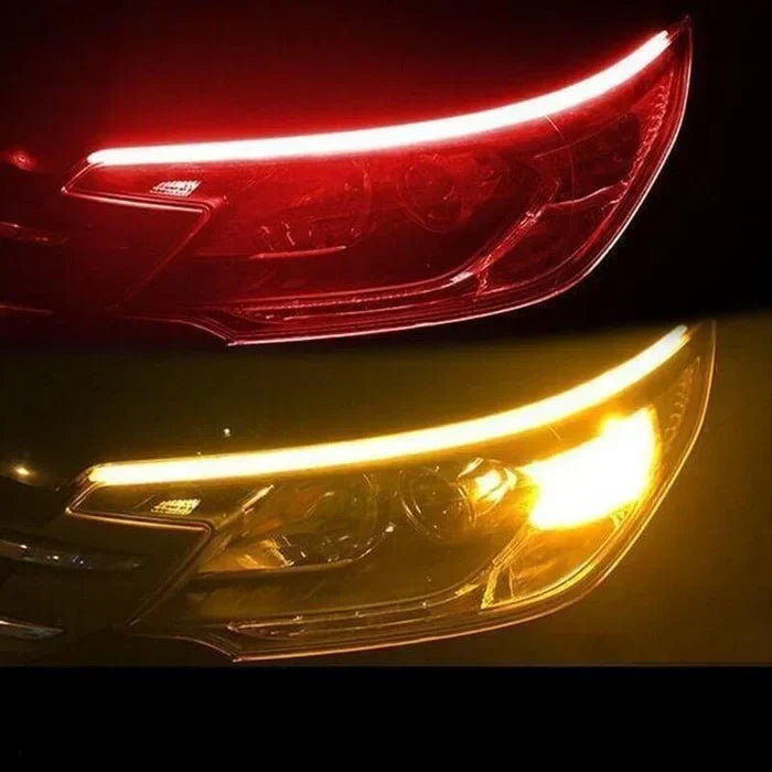Kalsten | Flexible DRL LED Night & Daytime Running Light Strip (No Disassembling Needed)