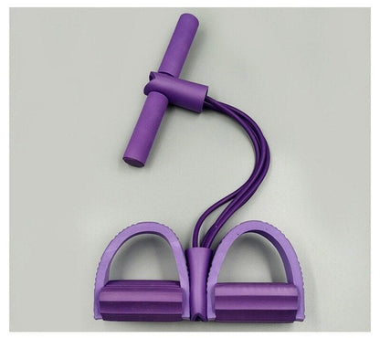 Skanto | 21 Fitness Resistance Band - 4 Tube Pedal Ankle Puller