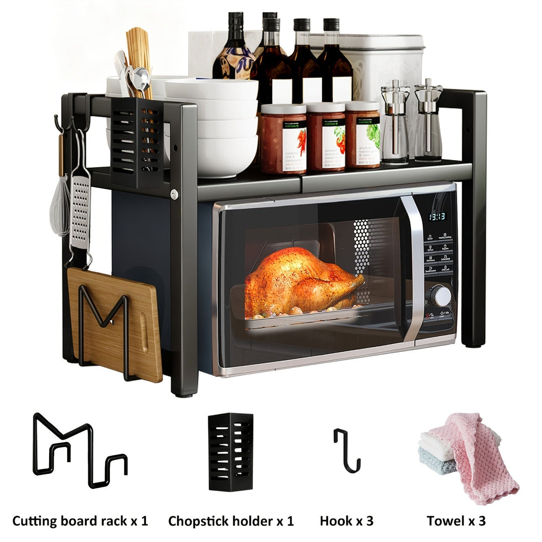 Expandable Microwave Shelf 2 Levels | Kalsten