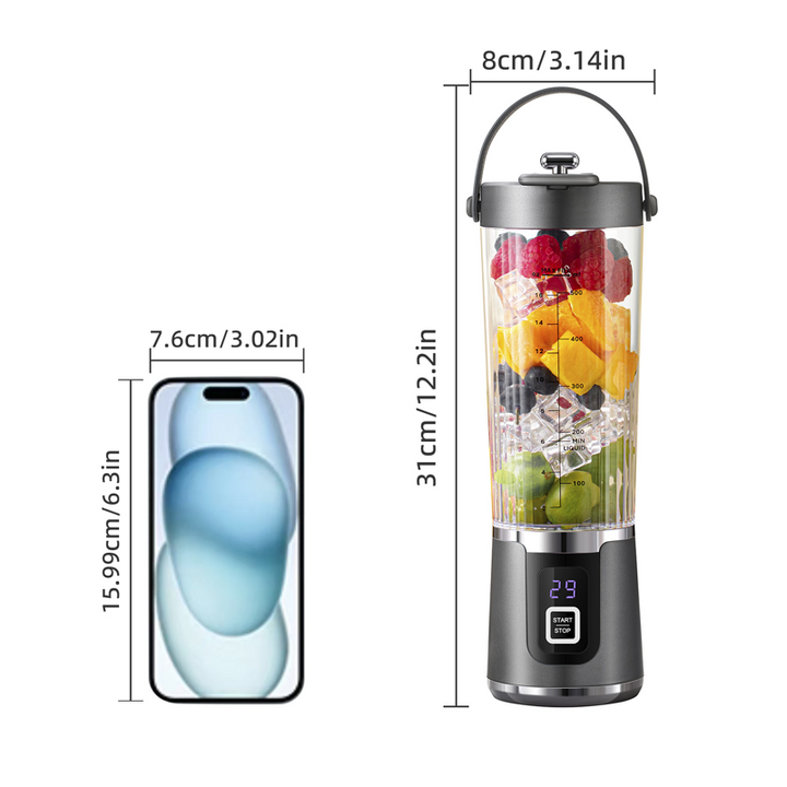 PowerBlade 10X — Mix every shake perfectly creamy and enjoy fresh power anytime and anywhere! | Kalsten