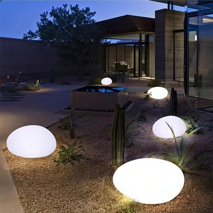 LuminaStone — Enchants your garden with warm, wireless light for magical evenings | Kalsten
