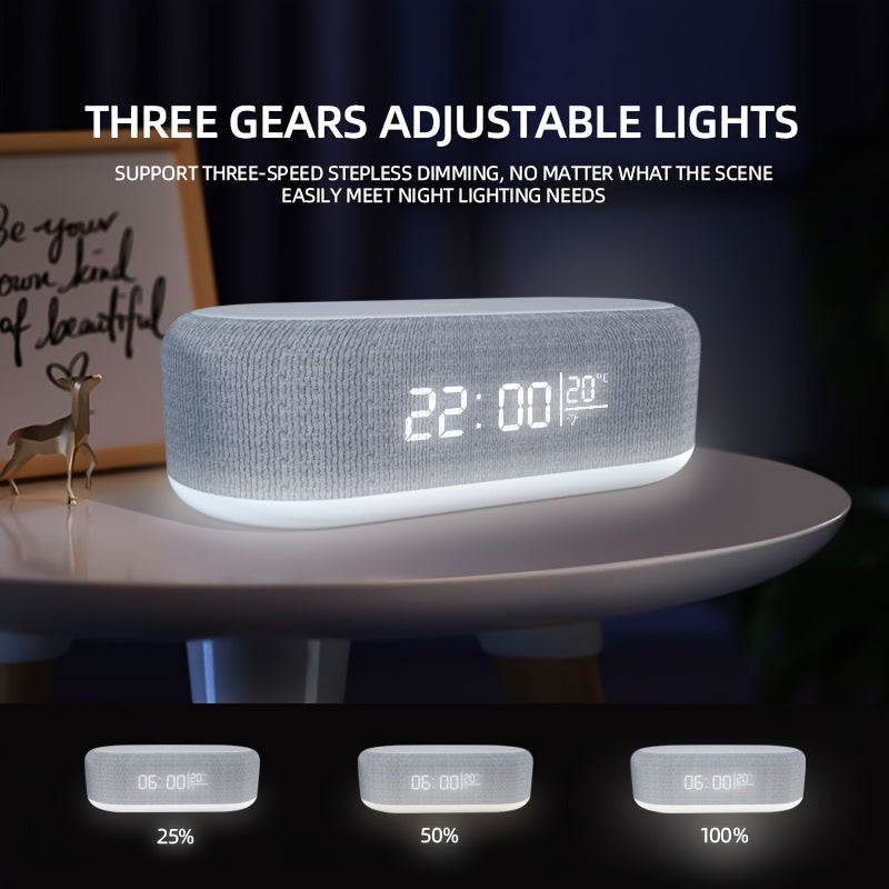 Wireless Charging Station | With Alarm Clock and Temperature Display | Kalsten