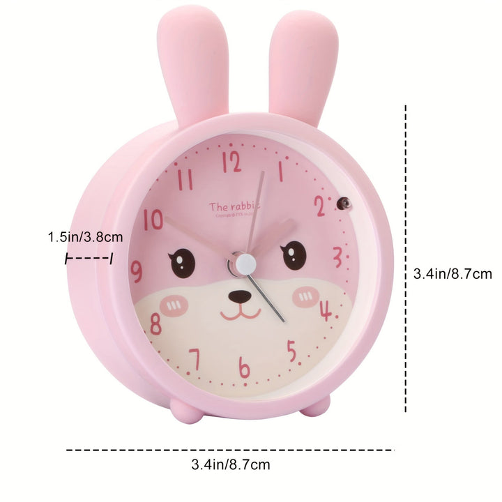 Kalsten | Children's Alarm Clock with Night Light – Quiet, Rabbit Pattern & Compact Design