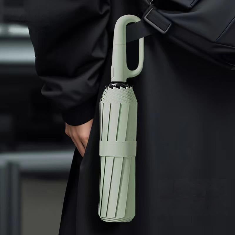 Kalsten | Windproof Folding Umbrella with Ring Buckle Handle