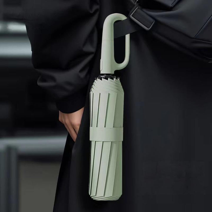 Kalsten | Windproof Folding Umbrella with Ring Buckle Handle
