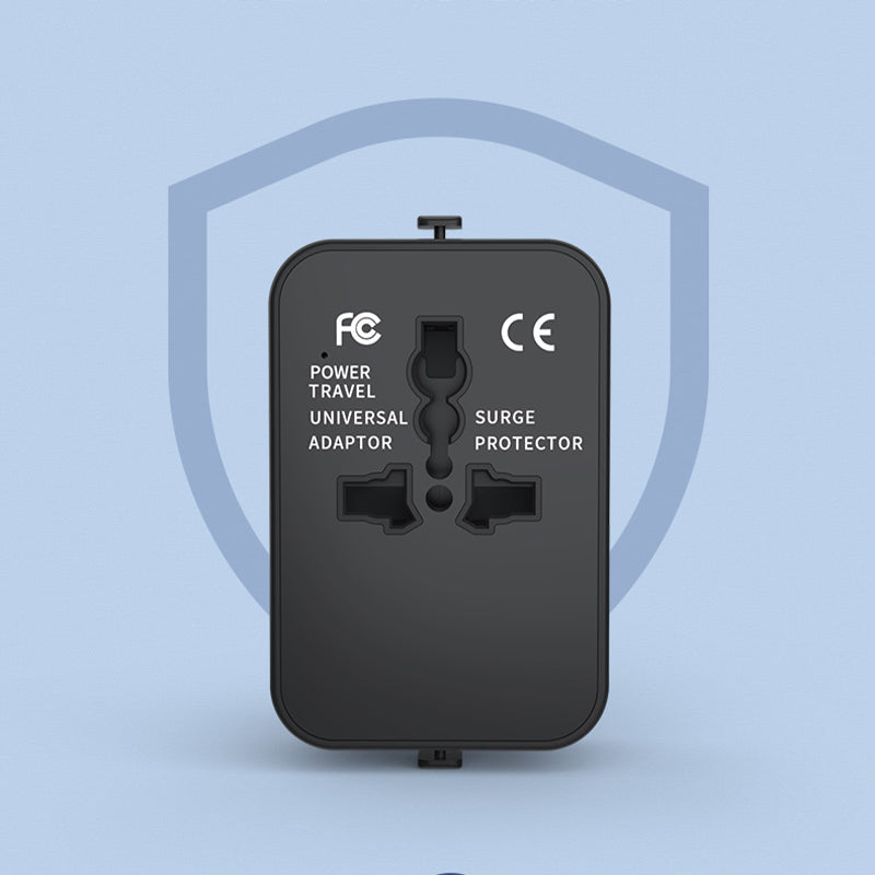 Universal travel adapter with dual USB ports | Kalsten